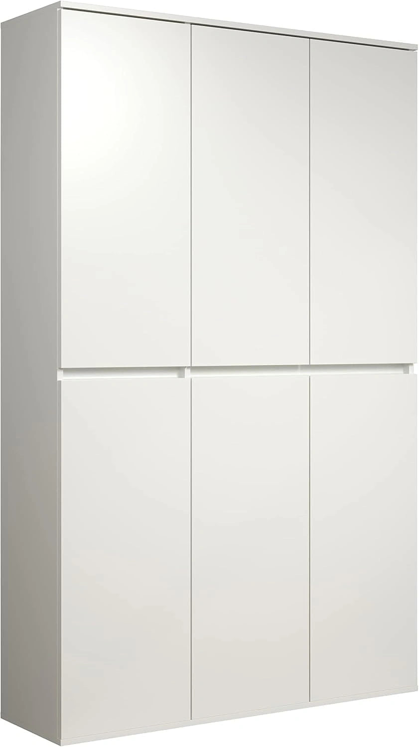 Armoire Polyvalente Nevada en Blanc, 111 x 191 x 34 cm