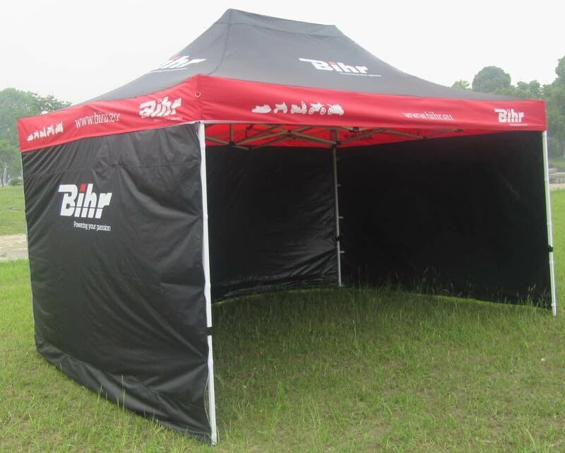 Tente de paddock BIHR 4,5x3m avec cloisons amovibles
