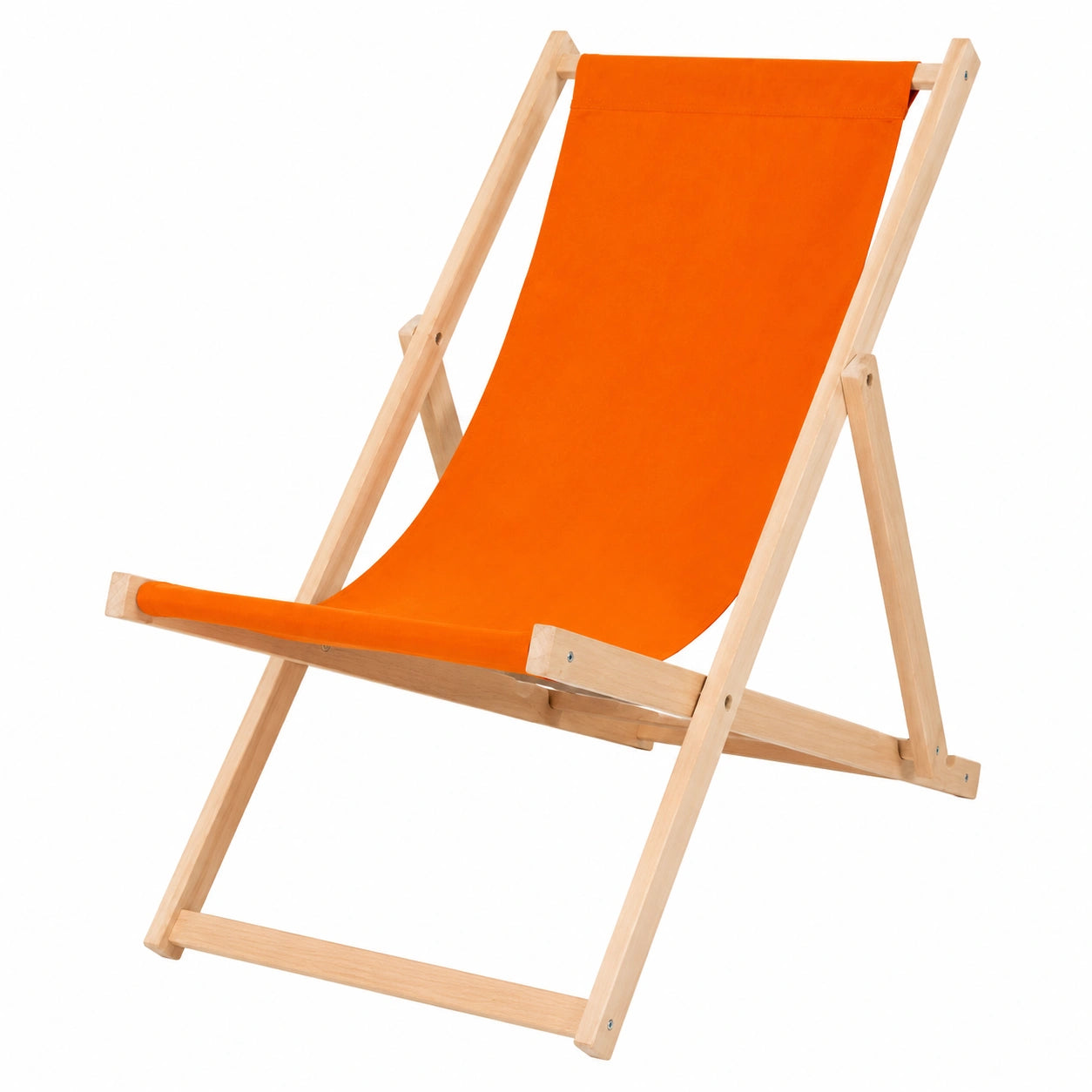 Chaise longue pliante en bois pour extérieur