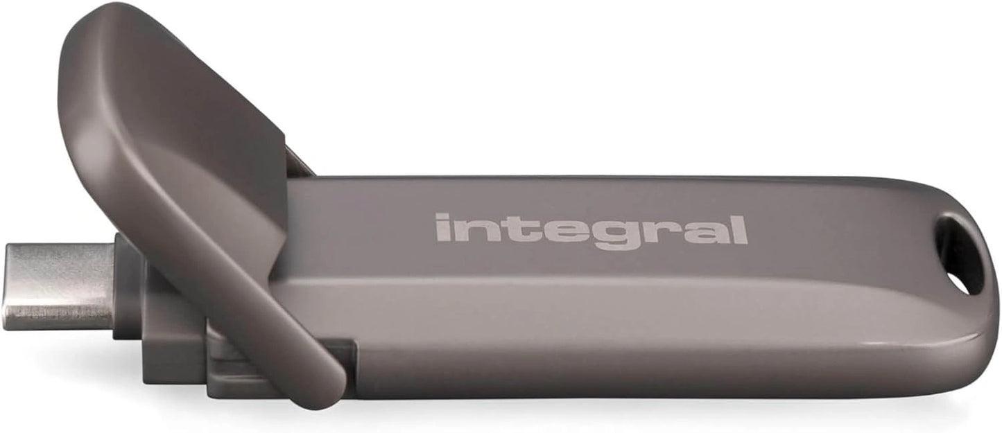Cl¨¦ USB Portable 2 TB Turbo-C, USB 3.2 Gen 2x2, Performance Ultra-Rapide, Design en Alliage de Zinc