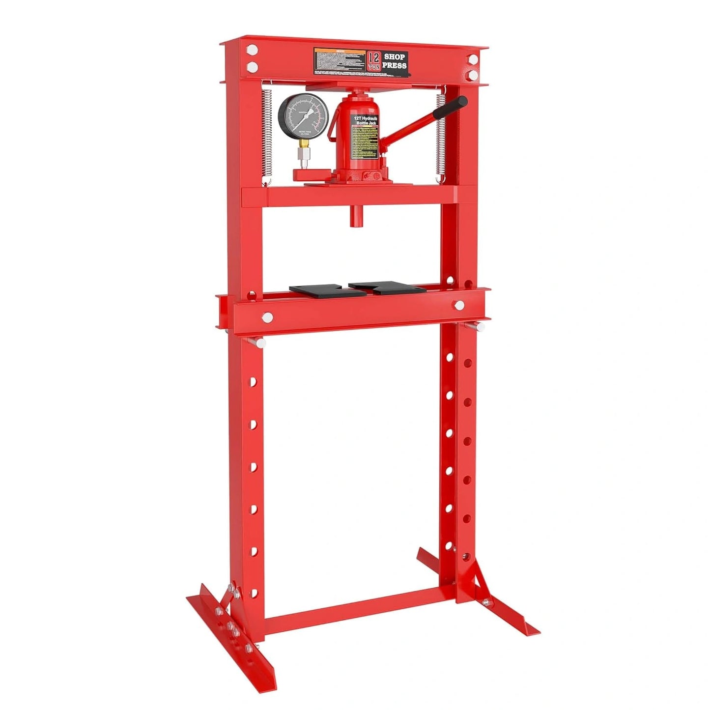 Presse Hydraulique Atelier 12 Tonnes avec Manom¨¨tre Wiltec