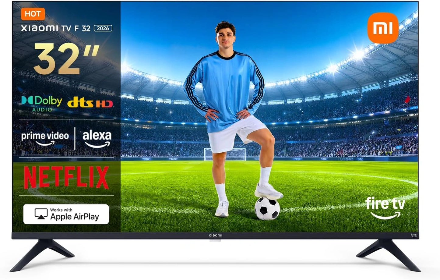 T¨¦l¨¦viseur Intelligent XIAOMI 32" HD avec Alexa, Dolby Audio et AirPlay