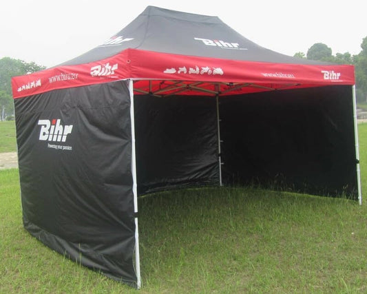Tente de paddock BIHR 4,5x3m avec cloisons amovibles