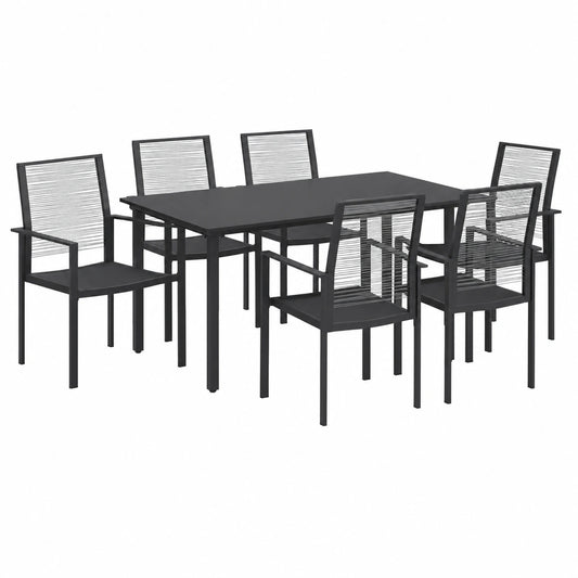 Ensemble de Jardin: Table et 6 Chaises Extérieures