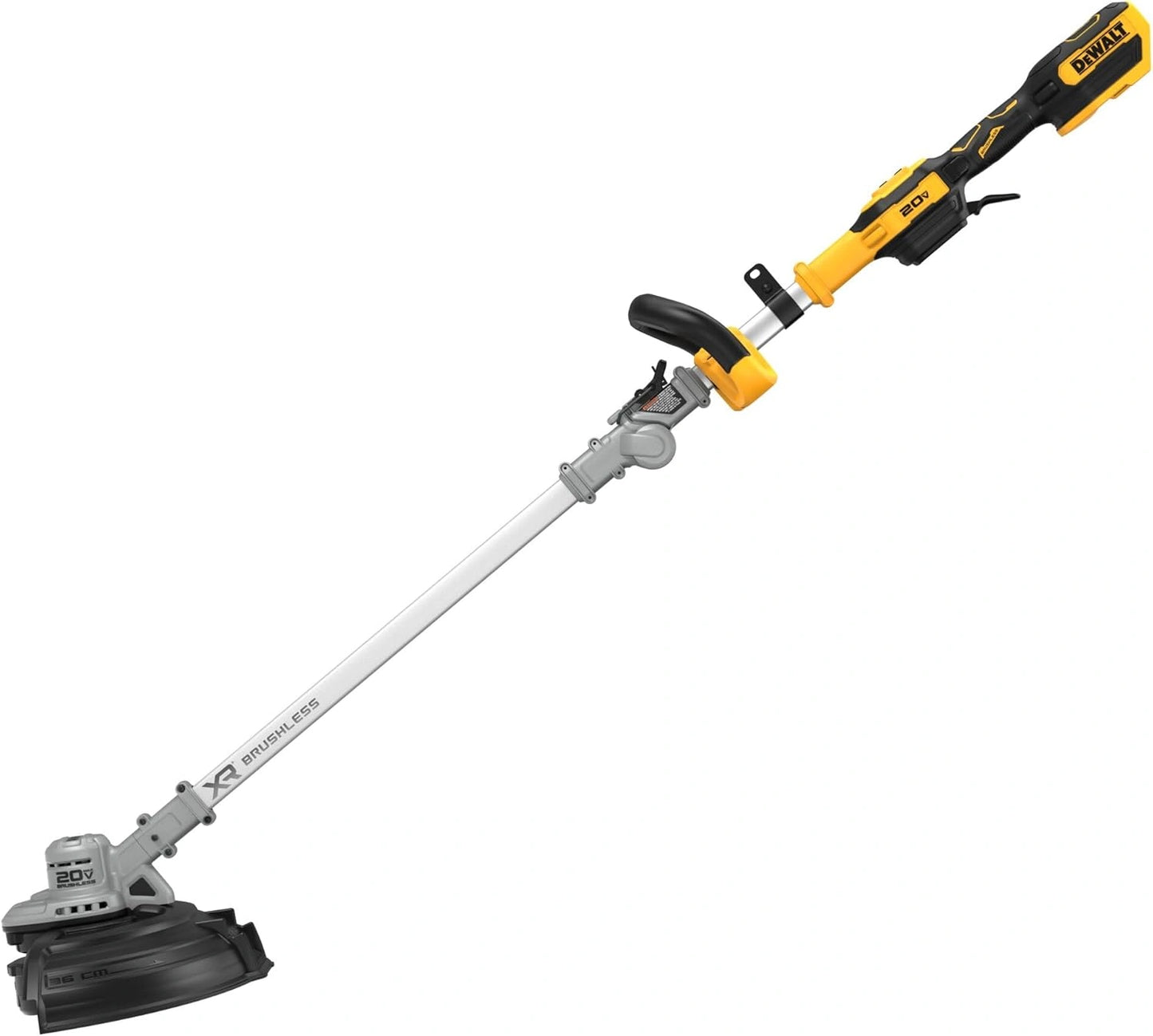 D¨¦broussailleuse Sans Fil DEWALT 18V XR Brushless 5Ah - Mod¨¨le DCMST561N-XJ - Fil Torsad¨¦ 2mm - Largeur 36cm - Autonomie 40min