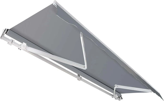 Store Banne Articul¨¦ 3,5x3m Anthracite pour Montage Mural avec Protection UV