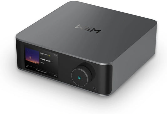 Lecteur de Musique Num¨¦rique WiiM Ultra avec ¨¦cran Tactile 3,5", Compatible Google Cast et Alexa, Diffusion Spotify, Amazon Music, Tidal | HDMI ARC, Entr¨¦e Phono et Sortie Casque | Gris Spatial