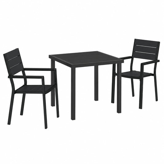 Mobilier de Jardin 3 Pièces Résistant aux Intempéries