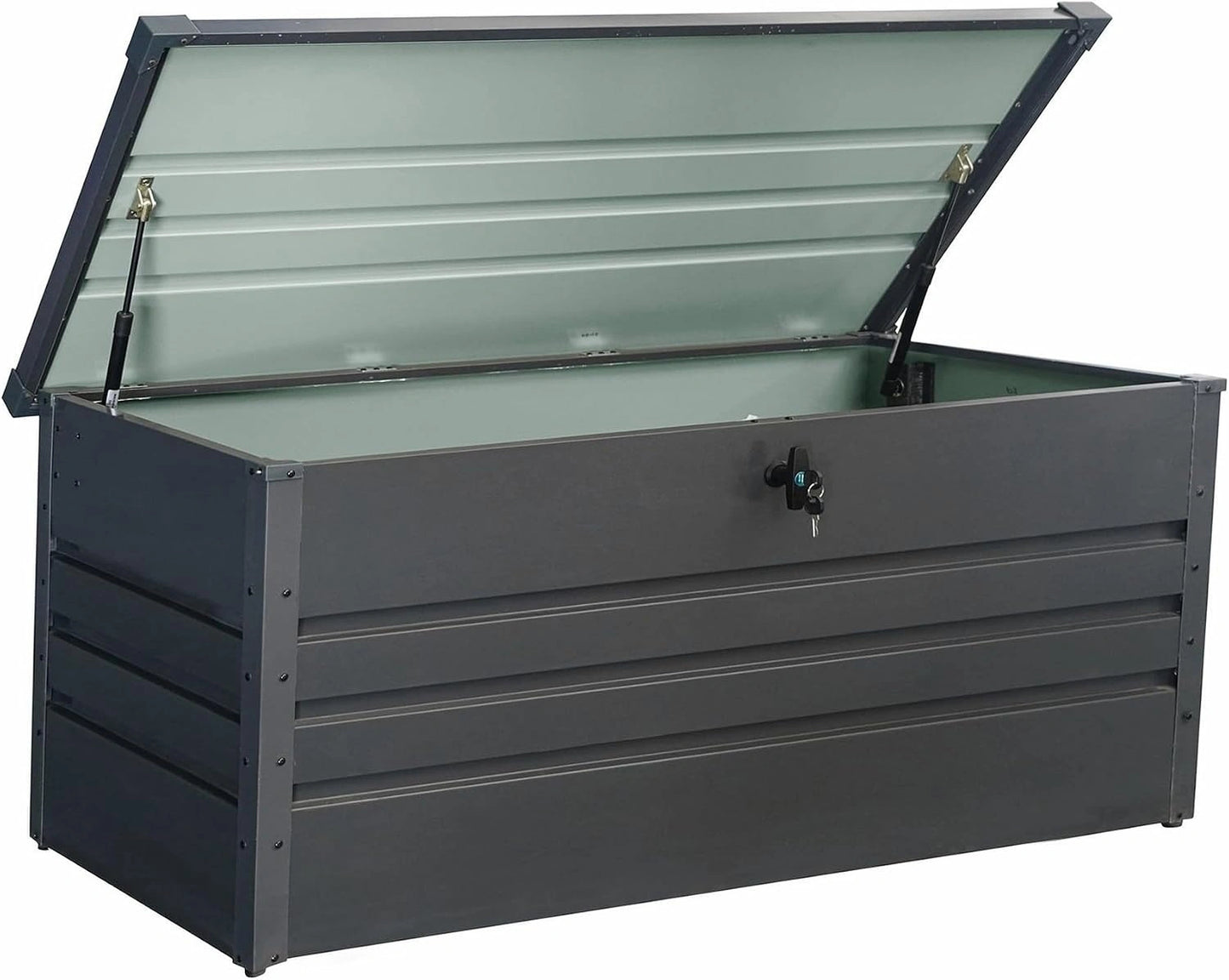WERKA PRO Coffre de Jardin M¨¦tallique 600L ¨¦tanche