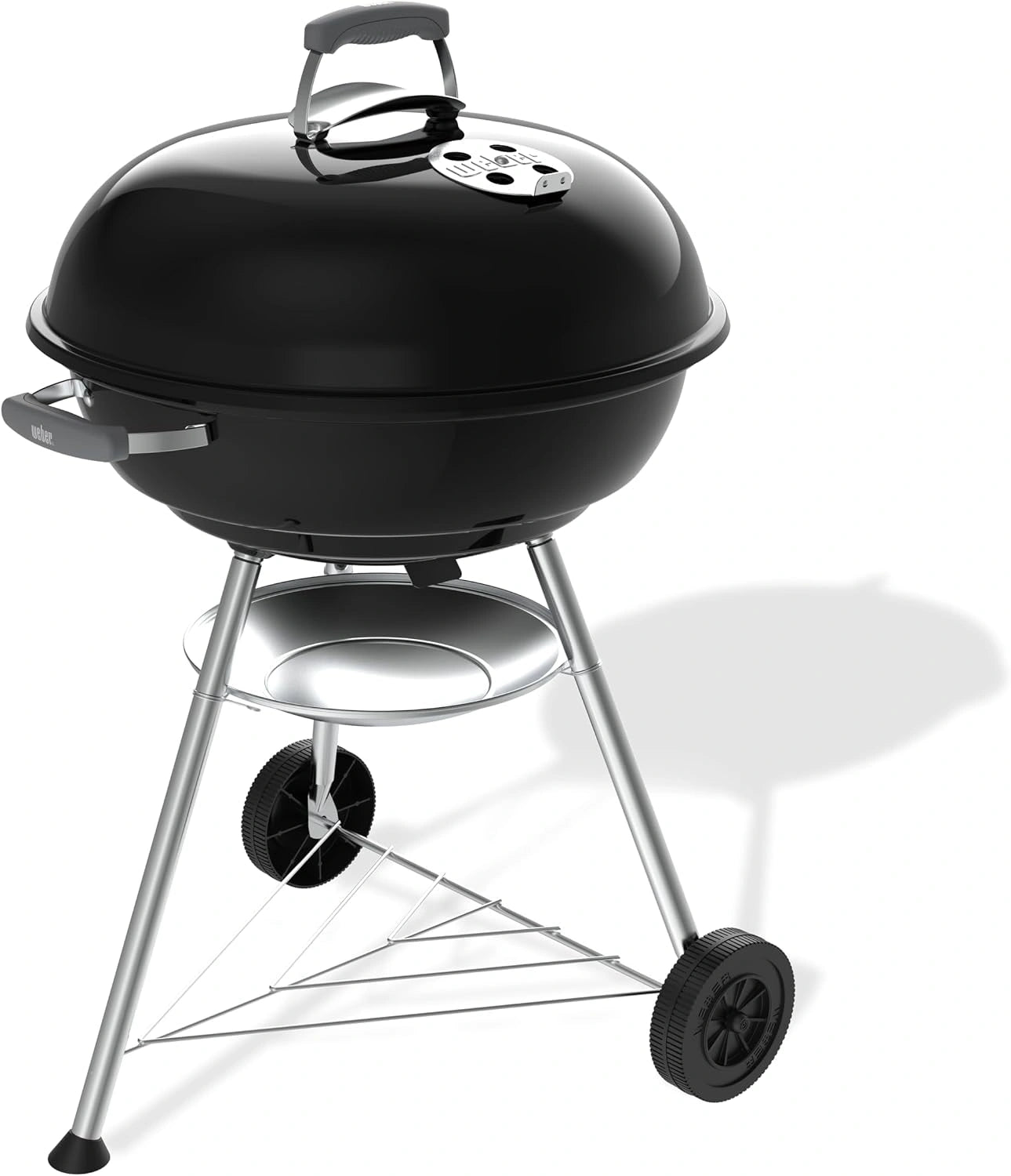 Barbecue ¨¤ charbon Weber Compact Kettle 57 cm avec support et roues