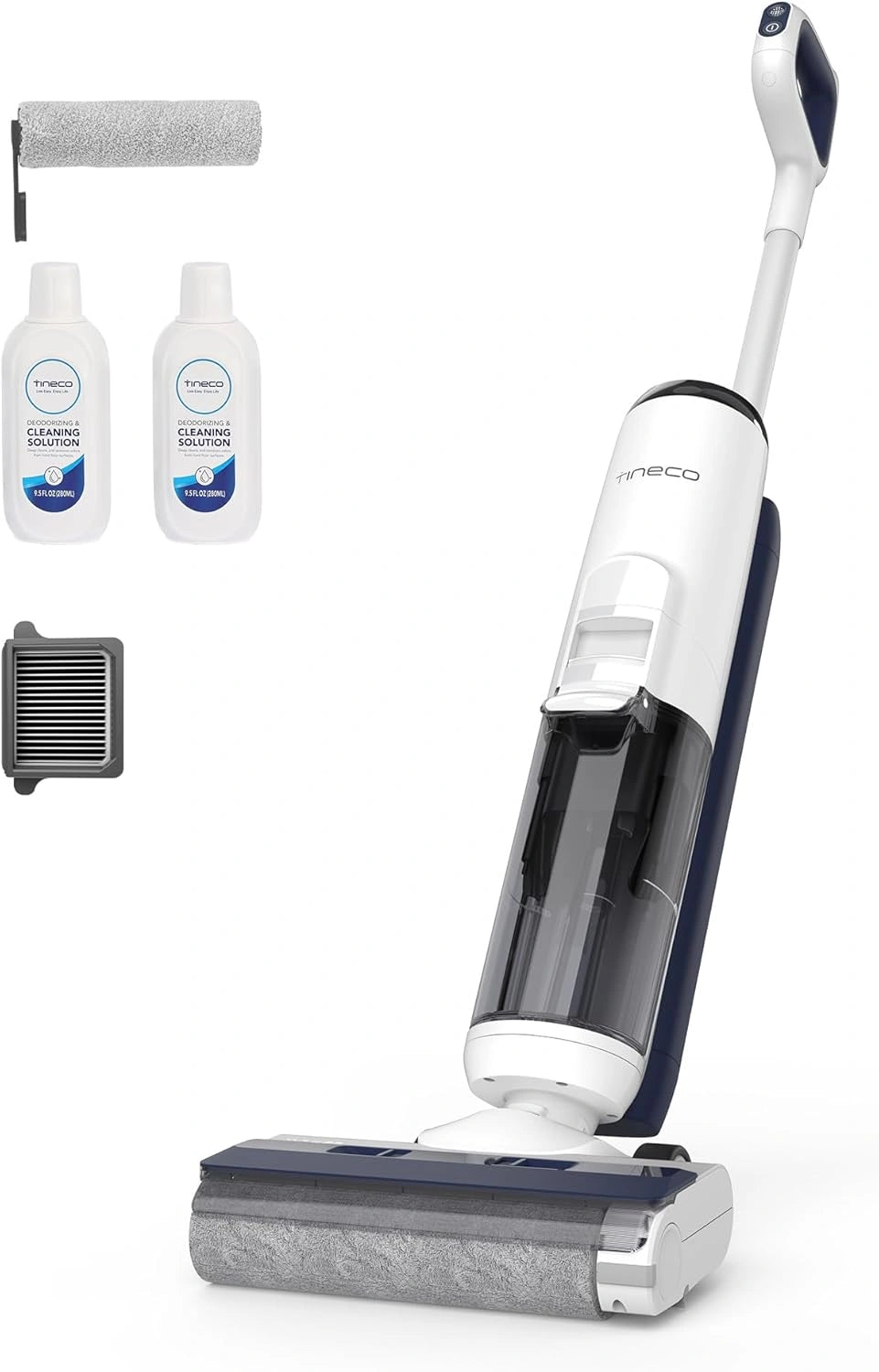 Aspirateur Laveur Tineco iFLOOR 5 Breeze sans Fil, Nettoyage Sols Durs, 35 Min d'Autonomie, Auto-Nettoyage, Conception L¨¦g¨¨re