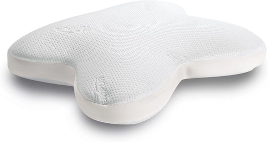 Coussin Ergonomique en Papillon TEMPUR Ombracio, Soutien Moyen, 60x50x10 cm, Blanc