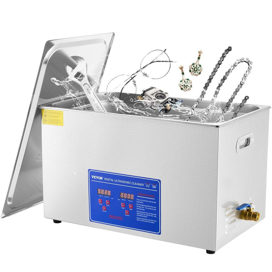 Nettoyeur Ultrasonique 30L en Inox avec Minuterie et Chauffage - VEVOR