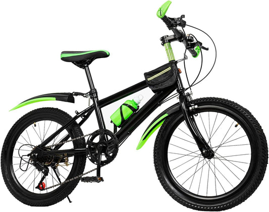 V¨¦lo Tout-Terrain Enfant 20 pouces 7 Vitesses avec Garde-Boue pour 6-12 Ans
