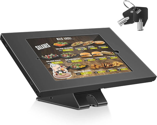Support Tablette S¨¦curis¨¦ Pivotant pour iPad avec Montage Mural