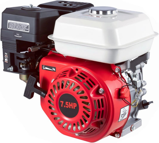 Moteur ¨¤ Essence 4 Temps 7,5 CV pour Kart et Tondeuse, Arbre 20 mm, 5,1 kW, 3600 tr/min